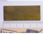 Kousek mosazného plechu 56x22mm, tloušťky 0,5mm *754