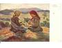 DÍTĚ / 2 DĚVČATA/mal.FIALA /r1921?*ag50