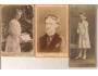 KABINETKA / 3ks /ŽENA/ r1900-20?*fe128