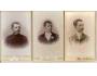 KABINETKA / 3ks /ŽENA/ MUŽ / r1900-20?*fe122