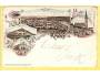 KRALUPY NAD VLTAVOU / koláž / LITOGRAFIE / r1898?*a49