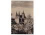 Praha chrám sv. Víta stromy v květu °1802