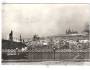 Praha Hradčany v zimě vánoční pozdrav °1956