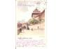 PRAHA / DLOUHÁ ADRESA /r.1900*kd472