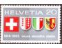 Švýcarsko 1965 150.výročí 3 kantonů, znaky, Michel č.819 **