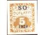 ČSR 1920 Plebiscitní, secesní ornament 5h, Pofis č.SO33 ca