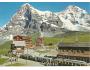 Švýcarsko Kleine Scheidegg vlak Eiger Mönch 17-490°° 1971