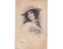 ŽENA V KLOBOUKU =M.MUNK = SECESE= RARITA =rok1908*A6638