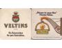 Pivní tácek VELTINS, rub půllitr na krakorci, NSR, použitý