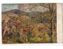 Štramberk město bez Trůby r.1925 prošlá,U8/5