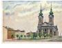 Ostrava  Mariánské Hory kostel r.1943 prošlá,U10/31