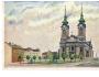 Ostrava Mariánské Hory kostel r.1943 prošlá,U10/31
