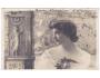 ŽENA SECESE =rok1900*a-4118