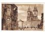 Praha Staroměstská radnice Týnský chrám r.1941 MF °3612
