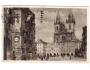 Praha Staroměstská radnice Týnský chrám r.1938 MF °3612b