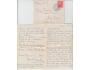Slaný 1917 - Horní Kalná  - dopis rodičům