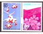 Japonsko 1997 Prefektura Hokkaido, květy, Michel č.2531-2A+