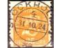 Švédsko 1921 Královská koruna, trubka, Michel č.189AI XA raz
