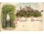 HRAD WARTBURG = LITOGRAFIE = NĚMECKO =rok1900*a==1216