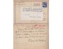 1945 Praha CDV protektorátní přelepená čs.známkou, doručení