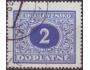 Doplatní - definitivní vydání 1928 2 Kč Pofis č.DL63 raz.