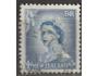 Nový Zéland 1954 Královna Alžběta II.., Michel č.337 raz.