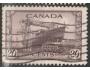 Kanada 1942 Korveta v přístavu, Michel č.227A raz. Vada slev