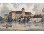 PODĚBRADY ZÁMEK J. WENIG r. 1910 BEZ NAKL. °HE556