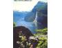 Norsko - Geirangerfjord, zátoka, vodopád