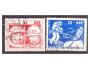 DDR Mi 1098 - 1099 - kosmos,  Beljajev, Leonov..