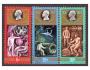 SSSR Mi 4991 - 4993 - kosmos, J. Gagarin **/o