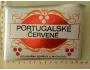 Portugalské červené, JZD Družba Boršice - etiketa od vína