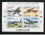 Gibraltar blok  doprava lietadlá**