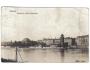 Praha pohled z mostu Palackého č.500  r. 1917 RU MF °3938