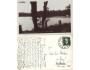 Tři studně, koupaliště na Sykovci 1934 pohlednice prošlá po