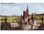 1937 Teplice Šanov, Strážní věž, barevná pohlednice prošlá