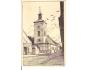 VELTRUSY +KOSTEL/mal.FIŠER/ MĚLNÍK /rok1932?*ka1413