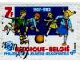 Belgie o Mi.2117 75 let skautského hnutí
