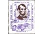 1960 USA National postage stamp show New York, A. Lincoln, ú