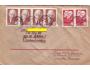 SSSR 1981 dopis vyfrankovaný 6 známkami s Leninem, stopy poš
