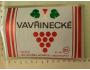 Vavřinecké, JZD Družba Boršice - etiketa od vína 0,7 l