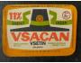 Vsetín - Vsacan 11 světlý ležák - pivní etiketa