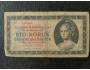 100 Kčs bankovka 1945 série xxx 518956