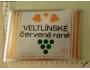 Veltlínské červené rané, JZD Družba Boršice - etiketa z vína