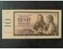 10 Kčs bankovka 1960 série X38 707150