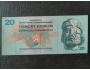 20 Kčs bankovka 1970 série F02 482463