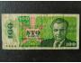 100 Kčs bankovka 1989 série A08 891234