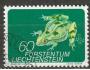 Liechtenstein o Mi.0593 Fauna - skokan zelený/k25