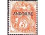 Andorra 1931 Alegorie, přetisk na známce Francie 88, Michel