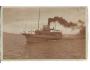 LODĚ + PARNÍK NA MOŘI /rok1921?*o-600